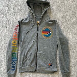 Aviator Nation Gray Hoodie